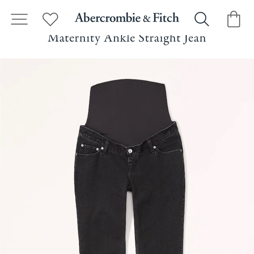 Abercrombie & Fitch Long Maternity Jeans